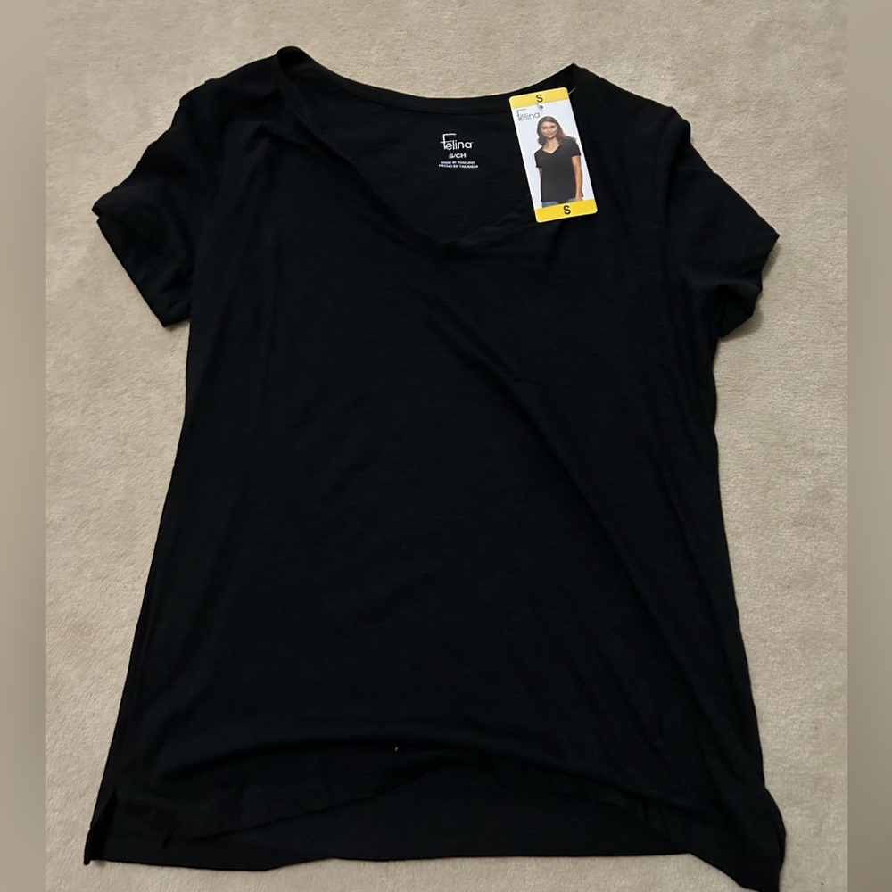 Black V Neck Shirt